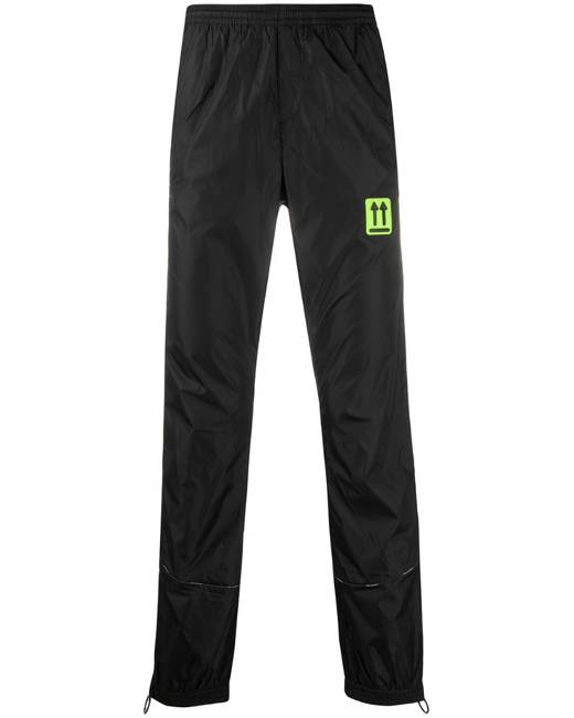 Off-White Diag Tab Slim Black Sweat Pants 