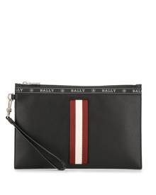 bally men's leather clutch bag