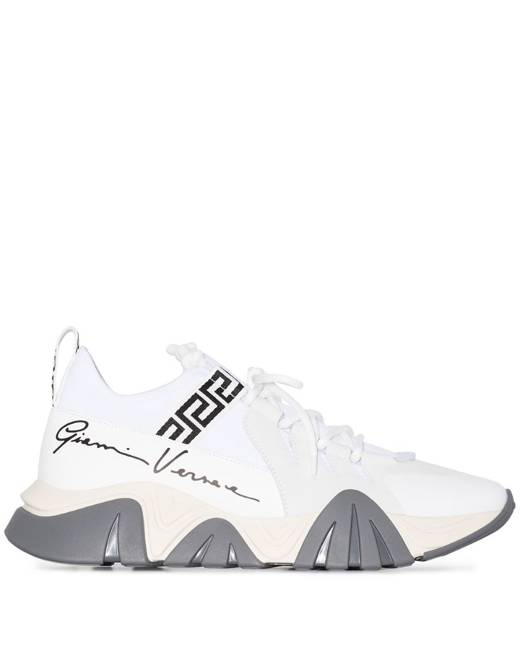 Versace Men's Chain Reaction Mesh Chunky-Heel Sneakers size 42EU $995