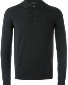 Zanone - classic collar jumper - men - Virgin Wool/Polyamide - 50, 52, 48 - Grey Zanone - classic collar jumper - men - Virgin Wool/Polyamide - 50, 52, 48 - Grey