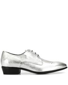 Jimmy Choo - Jackson lace-up brogues - men - Calf Leather - 41 - SILVER