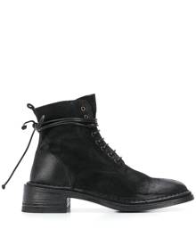 Marsèll - ankle lace-up boots - women - Leather/Suede - 39 - Black