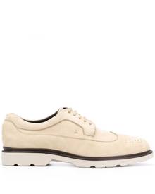 Hogan - lace-up rubber-sole brogues - men - Leather/Rubber - 7 - Neutrals