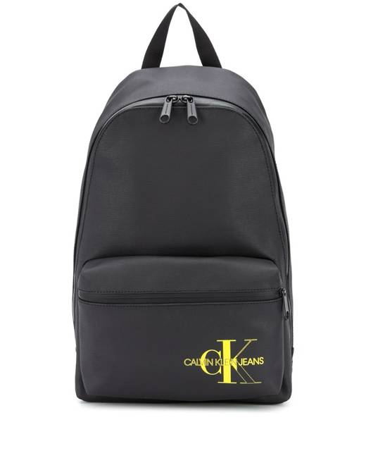 Calvin Klein Jeans City Flap Logo Patch Backpack - Farfetch