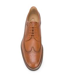 Tod's - lace-up leather brogues - men - Leather/Rubber - 8.5, 9, 9.5, 10, 7.5, 8 - Brown