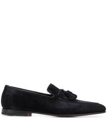 Santoni - tassel detail loafers - men - Leather - 43, 44 - Blue