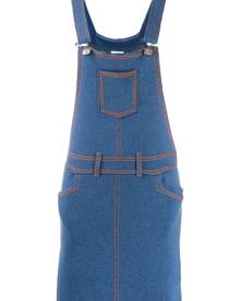 denim pinafore dress womens