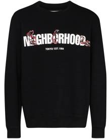 Neighborhood - rattlesnake logo print sweatshirt - men - Cotton - S, M, L, XL - Black Neighborhood - rattlesnake logo print sweatshirt - men - Cotton - S, M, L, XL - Black