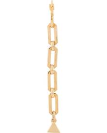 Coup De Coeur - chain drop earring - women - 18kt Gold Plated Brass - One Size - GOLD Coup De Coeur - chain drop earring - women - 18kt Gold Plated Brass - One Size - GOLD
