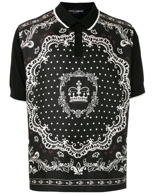 Polo shirt Dolce & Gabbana Grey size 54 IT in Cotton - 32618000