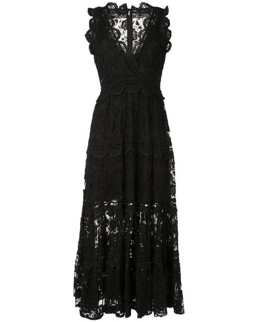 alexis havana lace maxi dress