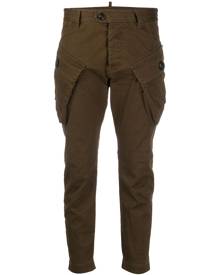 Dsquared2 - slim-fit cargo trousers - women - Cotton/Polyamide/Spandex/Elastane - 42, 44, 40 - Green