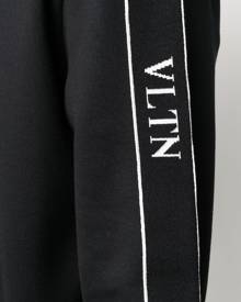 Valentino - VLTN zipped hooded jacket - men - Cotton/Polyamide - S, M, L, XL - Black