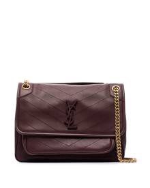 Saint Laurent - medium Niki shoulder bag - women - Leather - One Size - PURPLE Saint Laurent - medium Niki shoulder bag - women - Leather - One Size - PURPLE