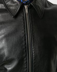 Saint Laurent - zip-up leather jacket - men - Leather - 48, 50, 54, 52 - Black Saint Laurent - zip-up leather jacket - men - Leather - 48, 50, 54, 52 - Black