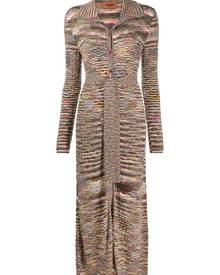 Missoni - abstract print cardi-coat - women - Wool - 38, 40, 42, 44 - yellow Missoni - abstract print cardi-coat - women - Wool - 38, 40, 42, 44 - yellow