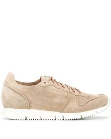 Buttero - panelled sneakers - men - Leather/Rubber - 40, 41, 42 - Brown