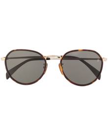 DAVID BECKHAM EYEWEAR - 1010/G/S round frame sunglasses - men - metal - 50 - Brown DAVID BECKHAM EYEWEAR - 1010/G/S round frame sunglasses - men - metal - 50 - Brown