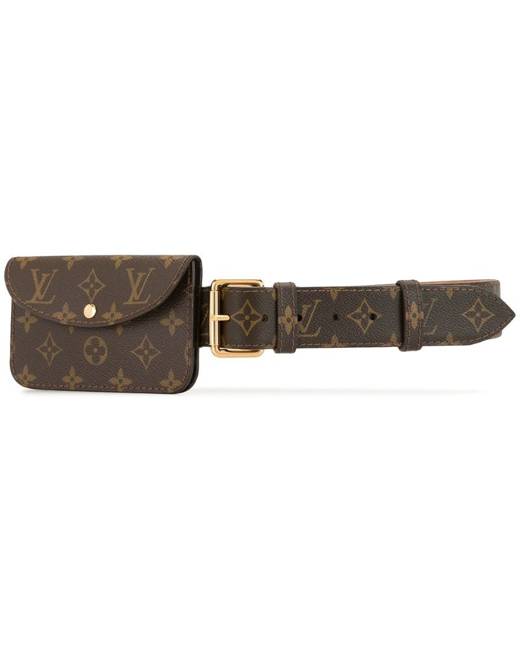 Bum bag / sac ceinture leather belt bag Louis Vuitton Black in