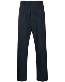 Junya Watanabe MAN - striped straight-leg trousers - men - Cotton/Polyester - M, L, XL, S - Blue