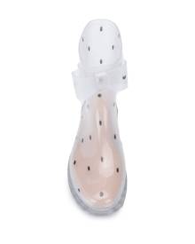 RED(V) - point d'esprit tulle rain boots - women - PVC/Rubber/Fabric - 36, 39 - Neutrals
