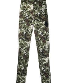 Moncler - camouflage print track pants - men - Polyester/Spandex/Elastane - L - Green