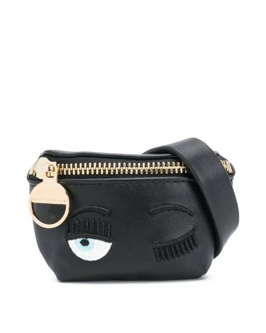 CHIARA FERRAGNI BAG CAIA SMALL GOLDEN EYE STAR BRIGHT GREEN