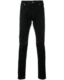 Represent - ripped skinny jeans - men - Spandex/Elastane/Cotton/Polyester - 28 - Black