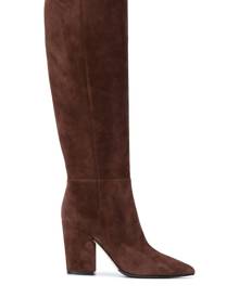 Sergio Rossi - Sergio knee-high boots - women - Leather/Rubber - 37.5, 40 - Brown