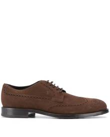 Tod's - lace-up brogues - men - Rubber/Leather - 5.5, 6.5, 7.5, 8, 9.5, 11 - Brown