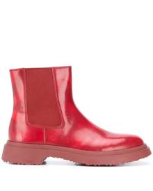 CamperLab - Walden wellington boots - women - Leather/Polyethylene vinyl acetate (PEVA) - 36, 37, 38, 39, 40, 41 - Red