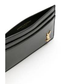 SAINT LAURENT Monogramme Credit Card Holder – Atelier New York