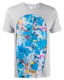 Comme Des Garçons Shirt - patchwork graphic print T-shirt - men - Cotton - S, M, L, XL - Grey