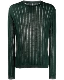 Uma Wang - long sleeve fine-knit cashmere jumper - men - Cashmere - S, L - Green Uma Wang - long sleeve fine-knit cashmere jumper - men - Cashmere - S, L - Green