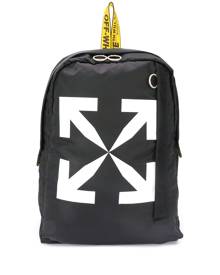 OFF-WHITE Unfinished Backpack Black Silver in Polymide with Gunmetal - US