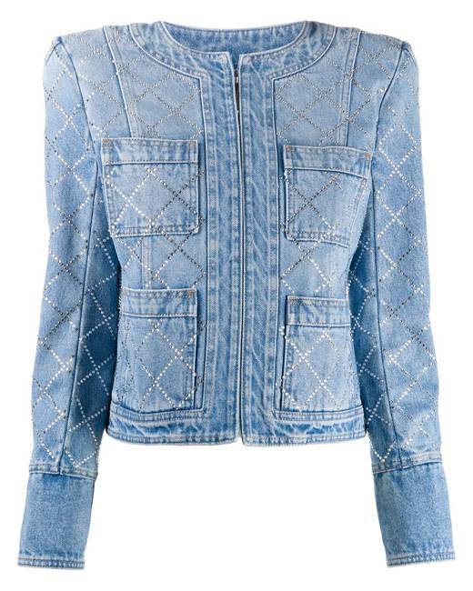 Balmain Denim Jacket - Blue Jackets, Clothing - BAM78838 | The RealReal
