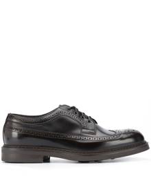 Doucal's - lace-up leather brogues - men - Leather/Rubber - 40, 41.5 - Brown