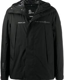 Moncler Grenoble - zipped hooded jacket - men - Feather Down/Polyamide/Polyester - 1, 3, 4, 5 - Black