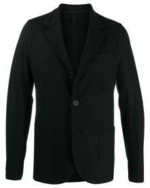 Harris Wharf London - single breasted blazer - men - Virgin Wool - 52 - Black