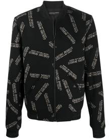 Garçons Infidèles - logo print bomber jacket - unisex - Polyamide - M, L, S, XL - Black