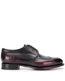 Santoni - lace-up leather brogues - men - Calf Leather - 8, 8.5, 9.5 - Red