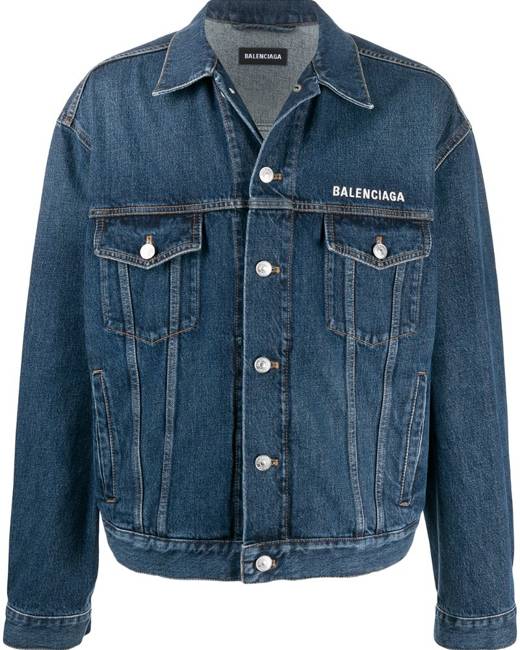 balenciaga men's denim jacket