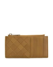 Bottega Veneta - Intrecciato weave cardholder - men - Calf Leather - One Size - Brown Bottega Veneta - Intrecciato weave cardholder - men - Calf Leather - One Size - Brown