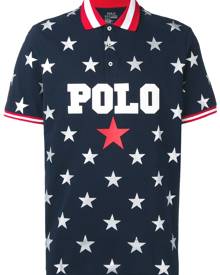 Polo Ralph Lauren - star print polo shirt - men - Cotton - XL, M, L - Blue