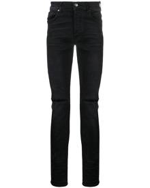 AMIRI - ripped knees skinny jeans - men - Cotton/Polyester - 30, 31 - Black