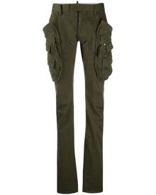 Dsquared2 - cargo patch pocket trousers - women - Cotton/Elastane - 38, 40, 42 - Green