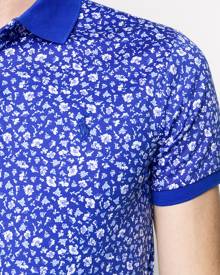 Polo Ralph Lauren - floral print polo shirt - men - Cotton - XL - Blue