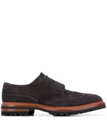 Kiton - lace-up suede brogues - men - Leather/Suede/Rubber - 10 - Grey