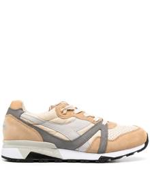 Diadora - panelled colour block sneakers - men - Leather/Rubber/Fabric - 7, 7.5, 8, 8.5, 9, 10 - Brown