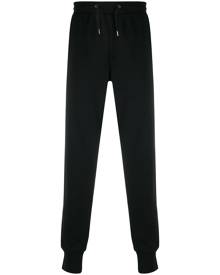 Paul Smith - side-stripe drawstring track pants - men - Cotton/Polyamide - M - Black